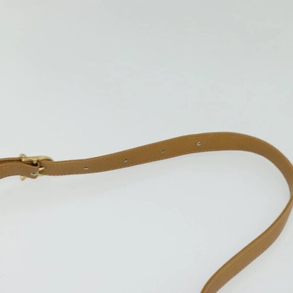 CELINE Macadam Canvas Shoulder Bag PVC Beige Gold Auth sw637 - Picture 9 of 16